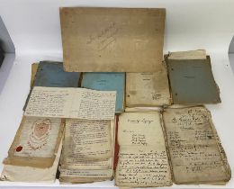 A collection of antique documents & hand written letters dating from mostly 1900s