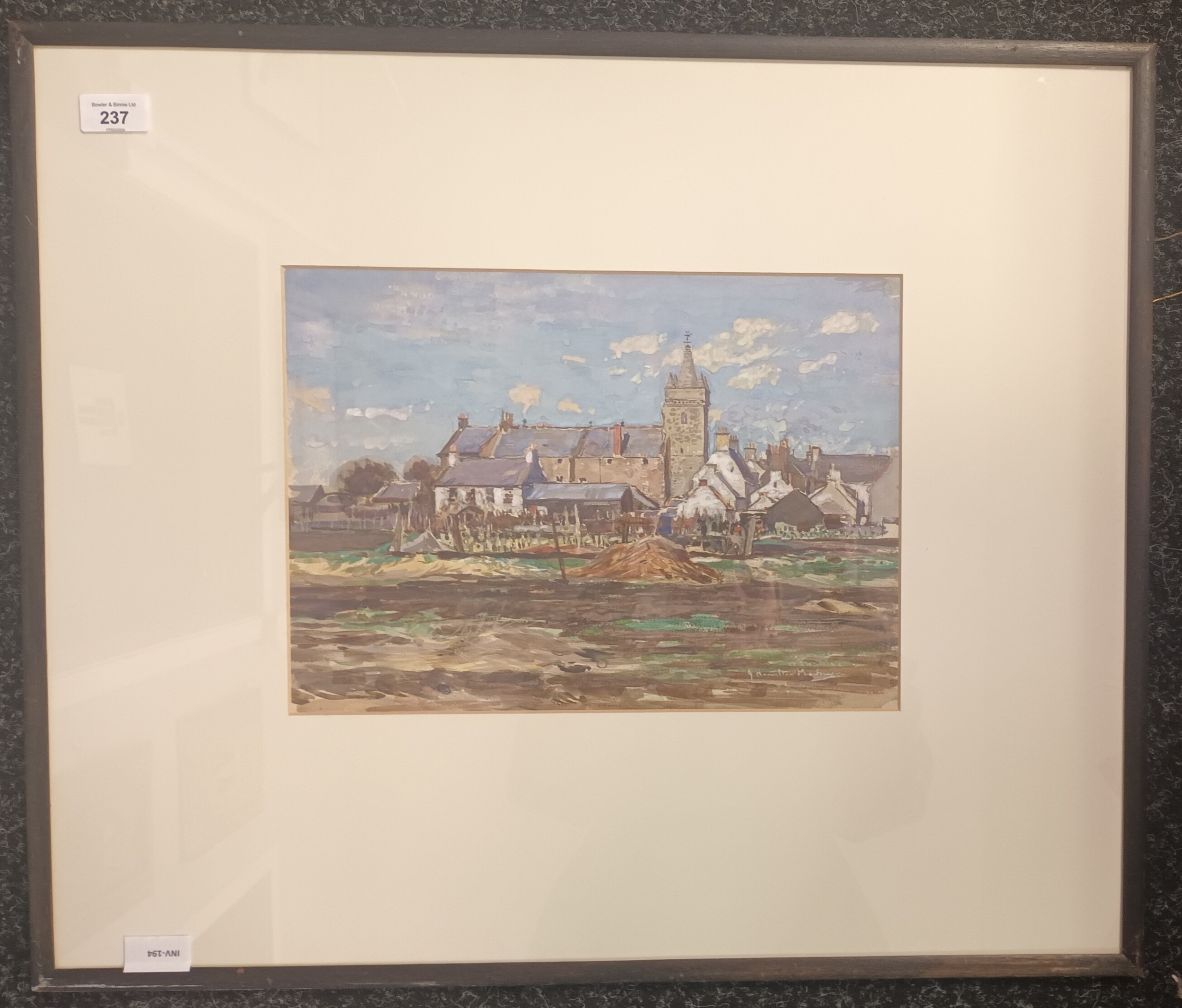 James McKenzie Watercolour 'Kirkcudbright' [57x67cm] - Image 2 of 4