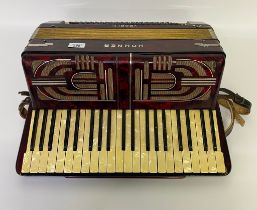 A Horner verdi model number three accordian [in working order]