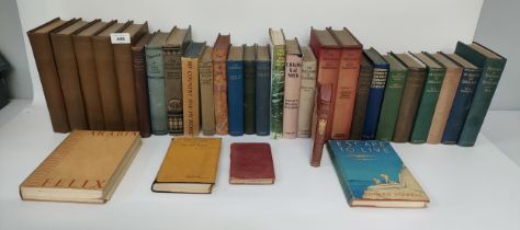 A large collection of various vintage books; The story of mankind by Hendrik Willem van loon, R.L.