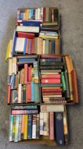 5 Boxes of antique & modern books story books & other books; the poetical works of Elizabeth Barrett