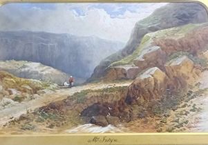 McIntyre Late 19th Century oil landscape within a gilt frame. [frame 47x66cm]