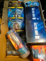A selection of Doctor who boxed toys
