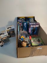 A selection of Doctor who boxed toys