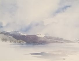 Watercolour ''Loch Lomond'', signed. [Frame 52x61cm]