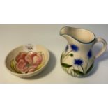 Moorcroft Pink Magnolia on cream ground small bowl together with a Griselda Hill pottery Wemyss