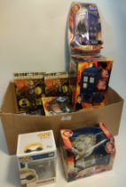 A selection of Doctor who boxed toys