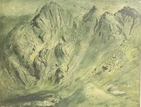 A ''landscape'', print after John piper [Frame 72x87cm]