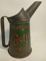 Vintage Wakefield Castrol motor oil jug/ pourer.