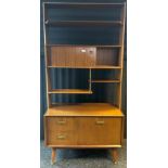 Vintage [1960] G Plan E-Gomme secretaire by Frank Guille for Austinsuite London [191x91.5x46.5]