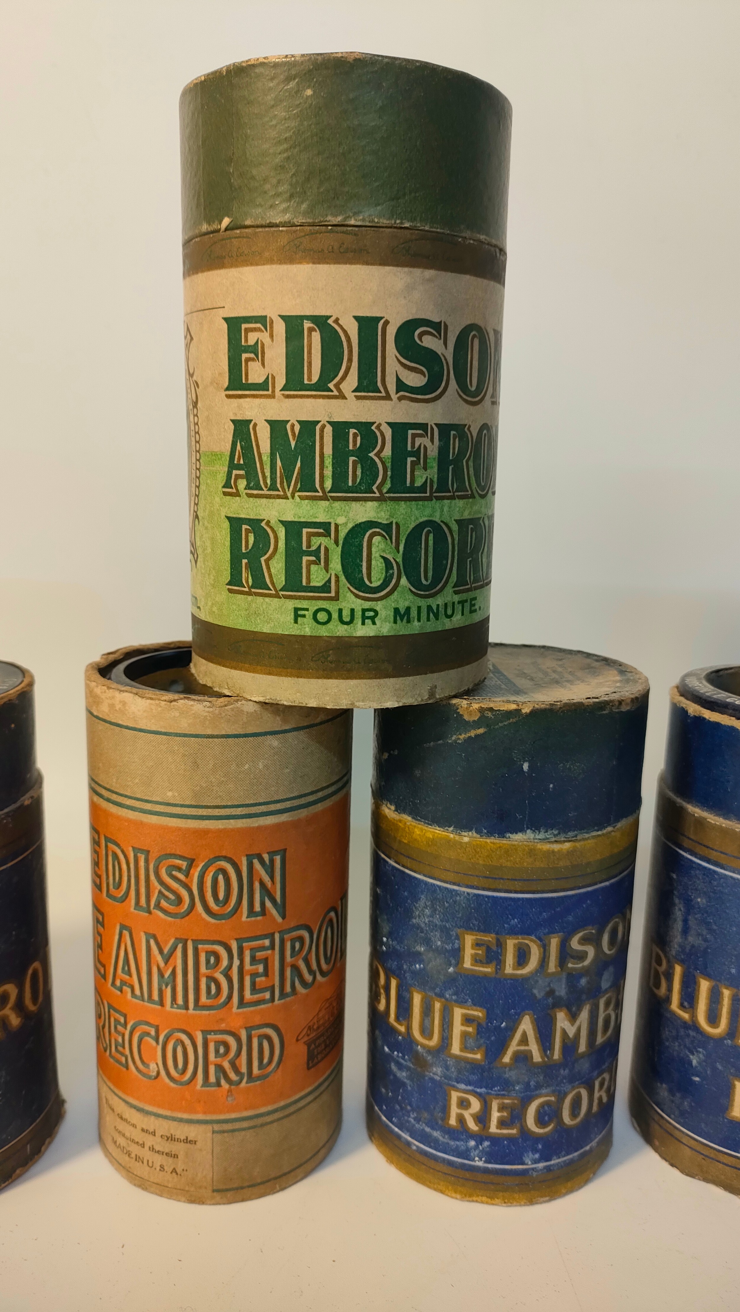 Twelve antique phonograph cylinders by Edison Amberol records - Bild 3 aus 5