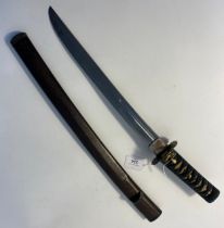 ﻿Japanese Samurai Koto Era Wakizashi short sword [49cm in length]