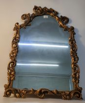 20th century wooden gilt framed mirror [81x54cm]