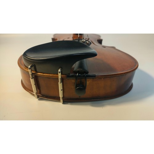 Antique Violin with bow in fitted hard case [60cm] - Bild 8 aus 10