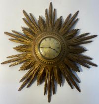 19th century Sun burst french wall clock [46cm]