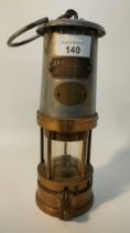 J.H Naylor Ltd miners safety lamp [25cm]