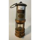 J.H Naylor Ltd miners safety lamp [25cm]