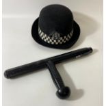 Fitzwilliam U.S Patent monadnock expandable Police baton, together with a obsolete woman’s C.W