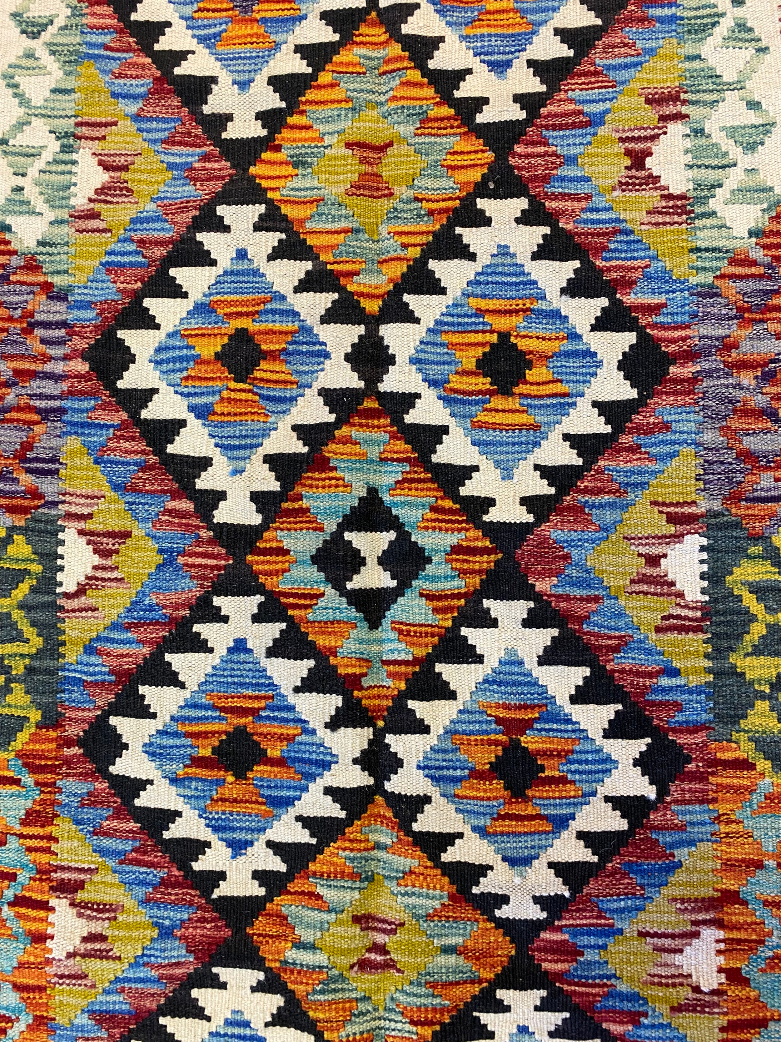 Chobi Kilim hand woven rug [150x100cm] - Bild 3 aus 5