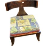 Oriental style easy chair