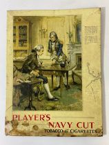 Antique players Navy cut tobacco & cigarettes advertising sign [50x38cm]