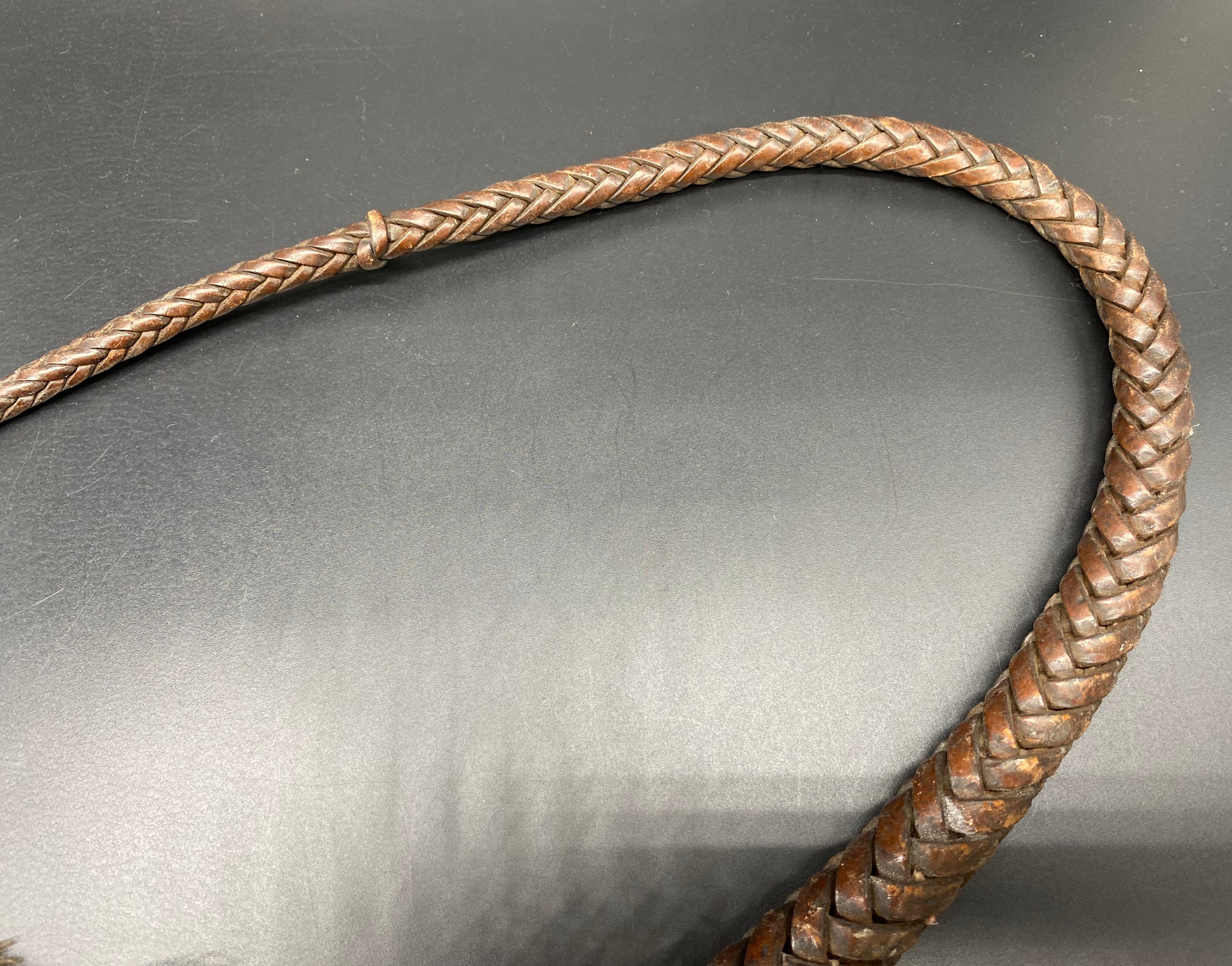 Antique bull whip [107.5cm] - Bild 4 aus 5
