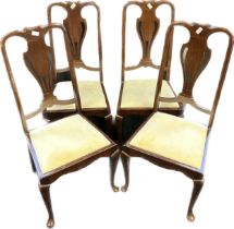Set of Antique chairs on cabriole legs