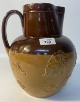 19th century Royal Doulton stone ware jug [26.5cm]