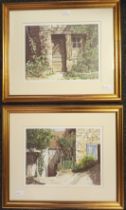 V. Charlesworth Limited edition prints 'The Hide Away' and 'Claudia's Cottage', copies 291 & 321