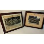 Two Framed military Scot guard squadrons dating 1952-53