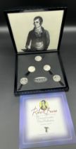 Boxed Robert Burns 'The Freemason' Solid silver coin collection. Limited edition 21/ 1500. by