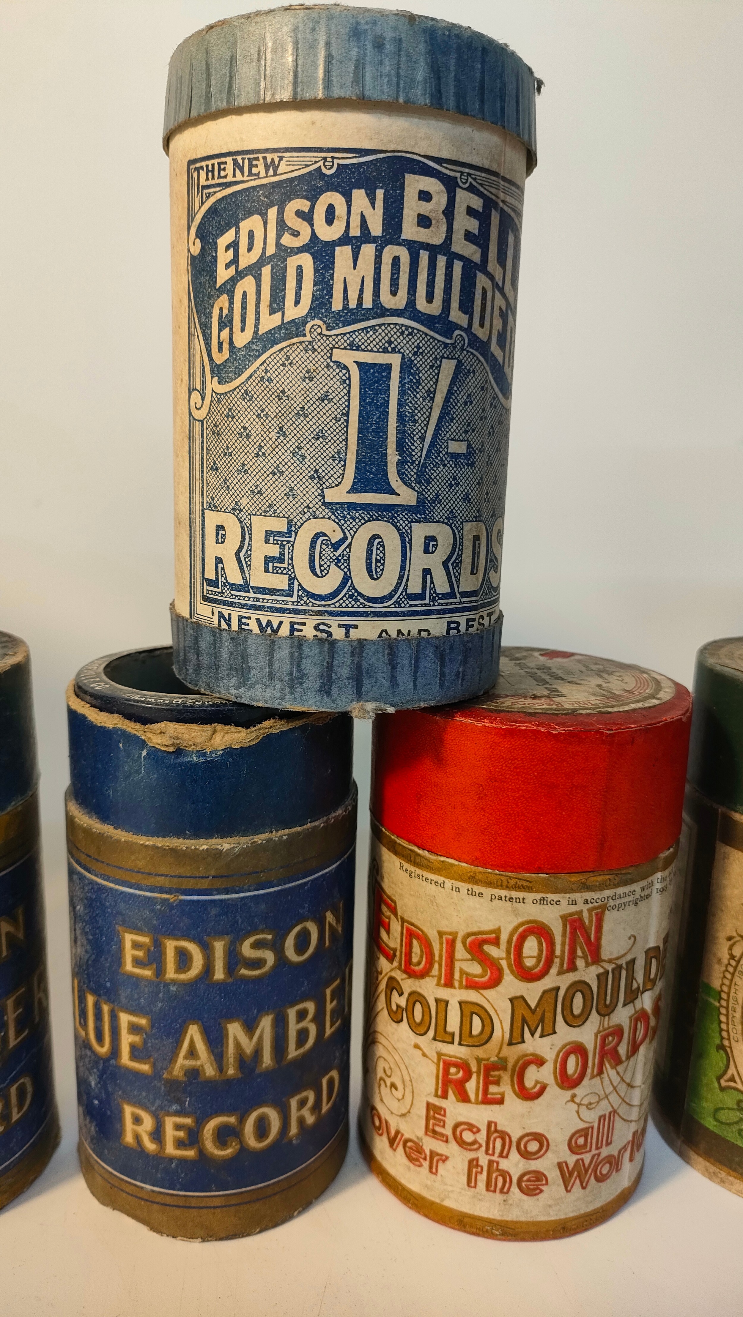 Twelve antique phonograph cylinders by Edison Amberol records - Bild 4 aus 5