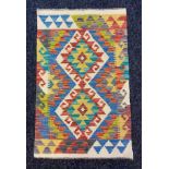 Chobi kilim hand woven rug [90x57cm]