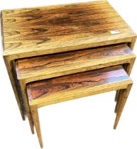 Danish Nest of three tables [ SILKEBORG] [50x60x36cm]