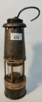 The Wolf miners safety lamp wolf no75 by WM Maurice ltd Sheffield