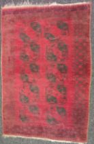 Antique Afghan rug [190x130cm]