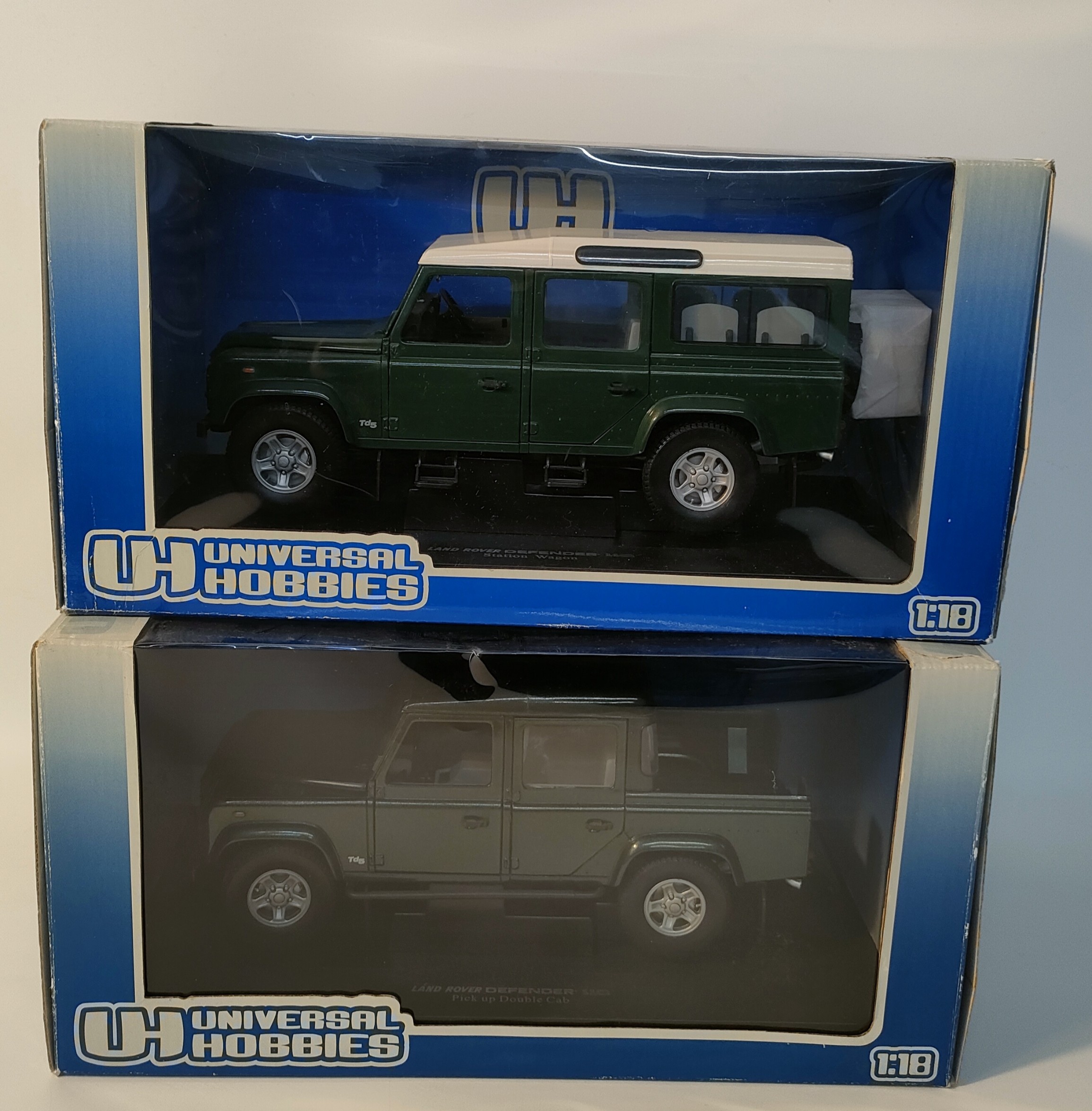 Collection of four land rovers models; Britain's Land rover series one with plinth & universal - Image 2 of 3