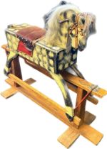 Antique child's rocking horse [83x106x35.5cm]