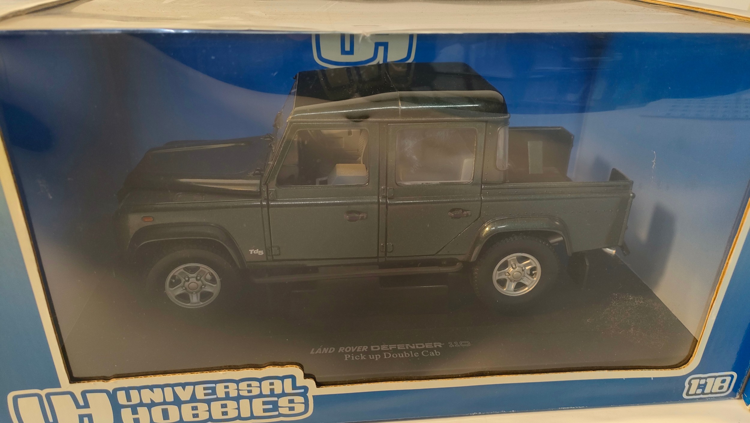 Two universal hobbies 1:18 scale farm jeep models - Image 3 of 3