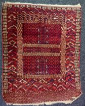 Antique Turkoman Ensi Rug [164x125cm
