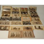 A collection of thirty 19th century stereo views