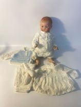 French Armand Marseille bisque head baby doll [56cm]