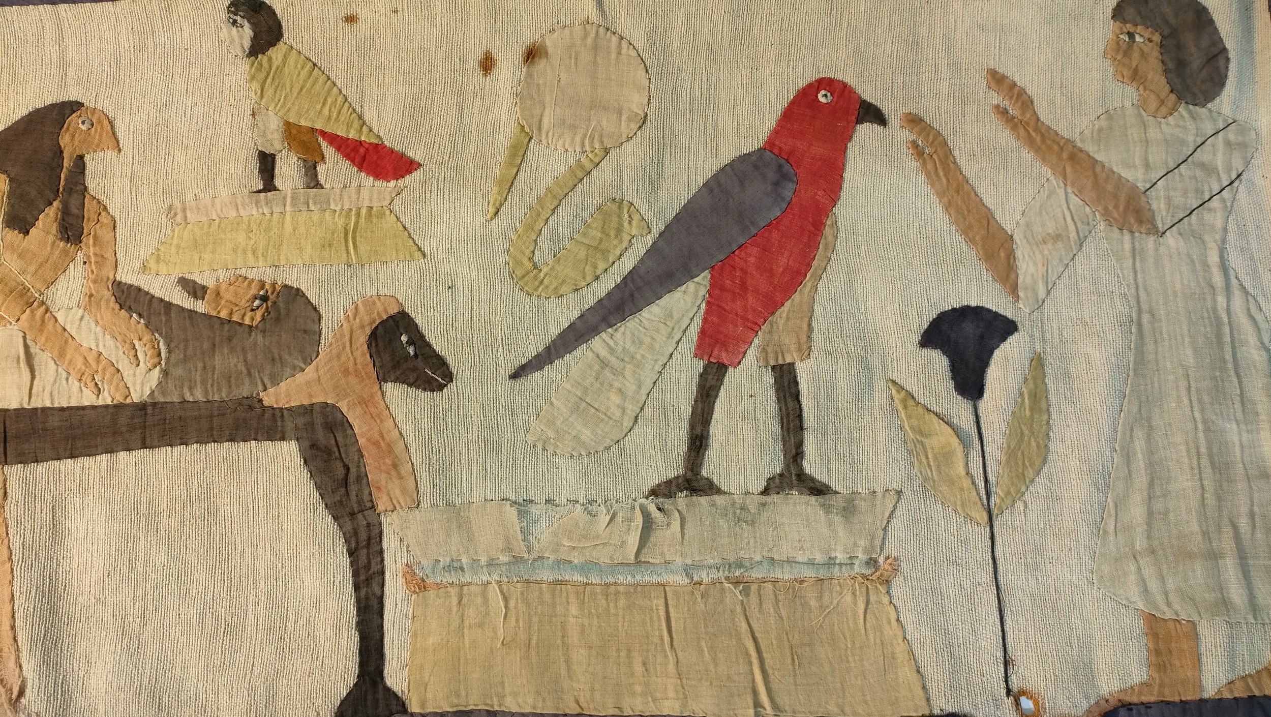 1900s Egyptian tapestry panel [125x43cm] - Image 4 of 7