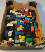 Box of match box classic car vehicles