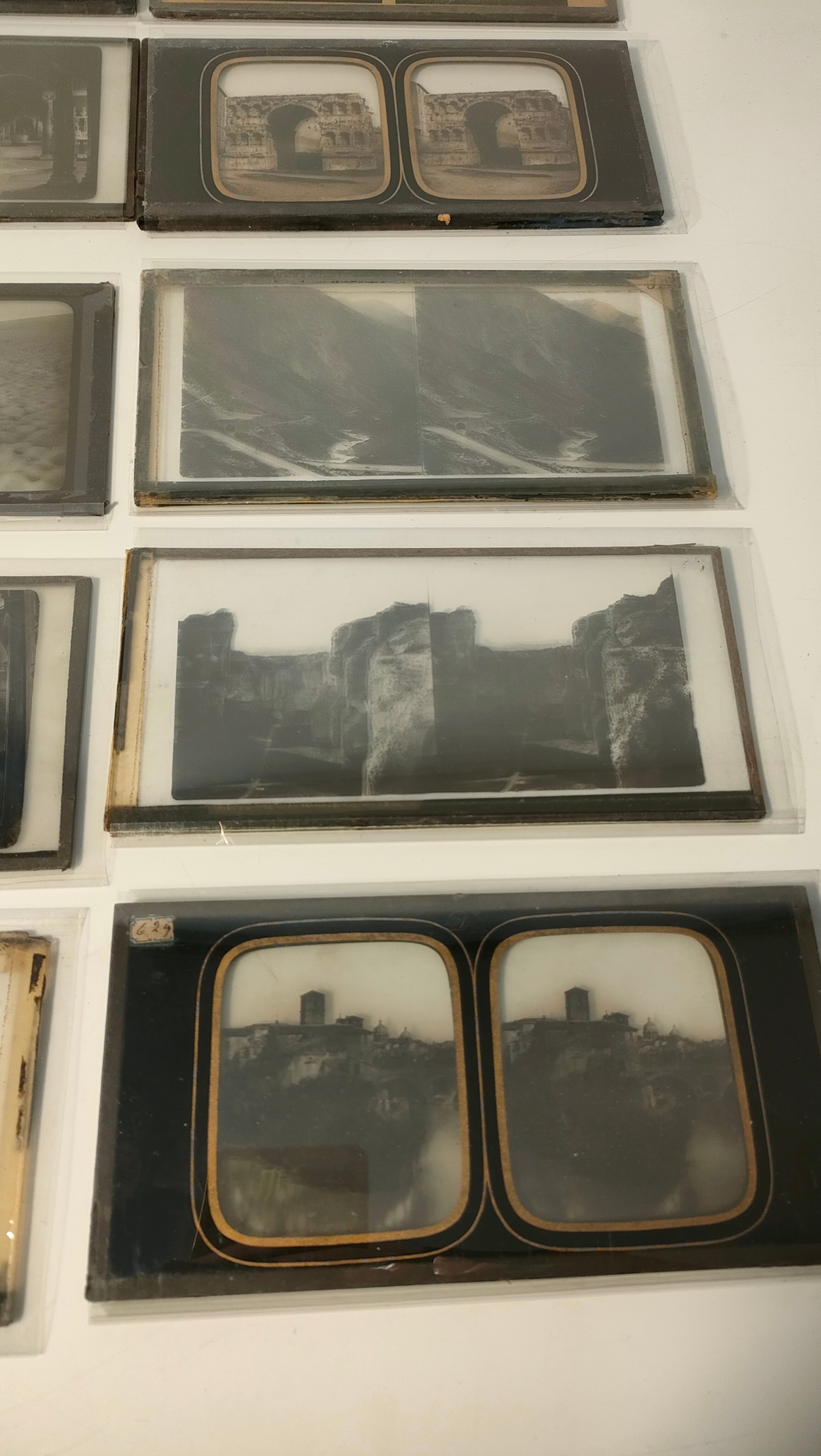 Collection of ten Victorian glass stereoviews - Image 3 of 5
