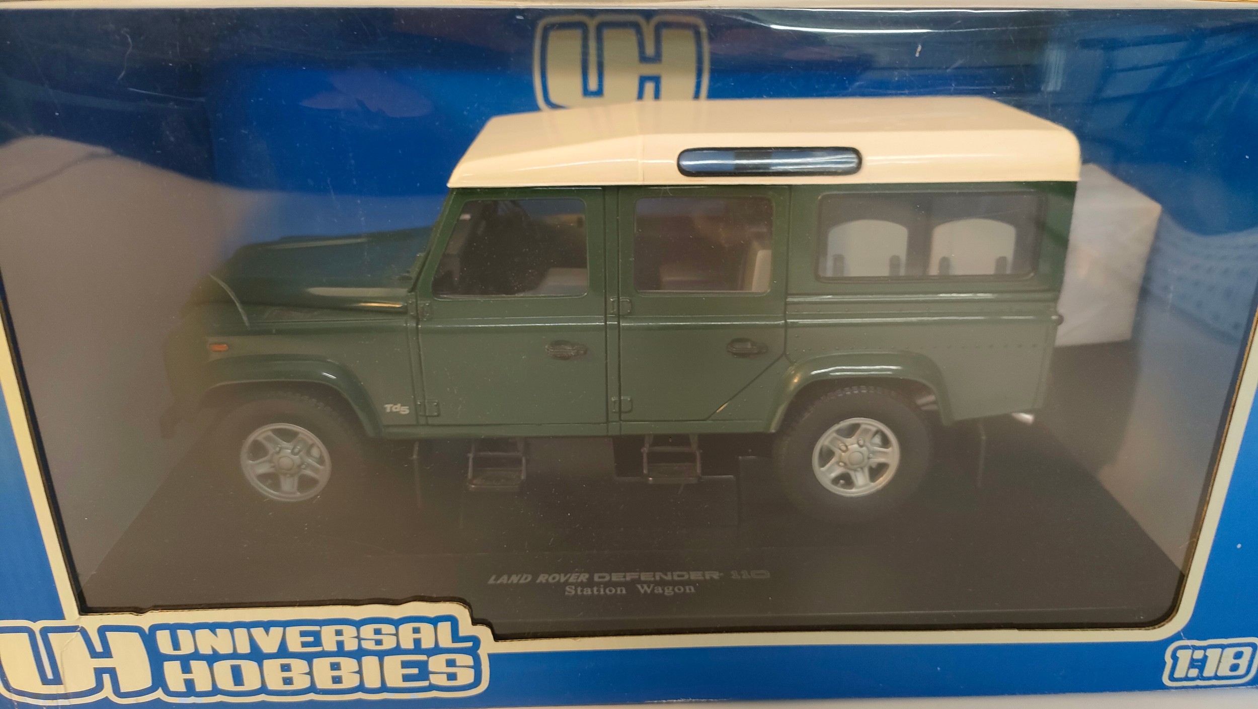 Two universal hobbies 1:18 scale farm jeep models - Image 2 of 3