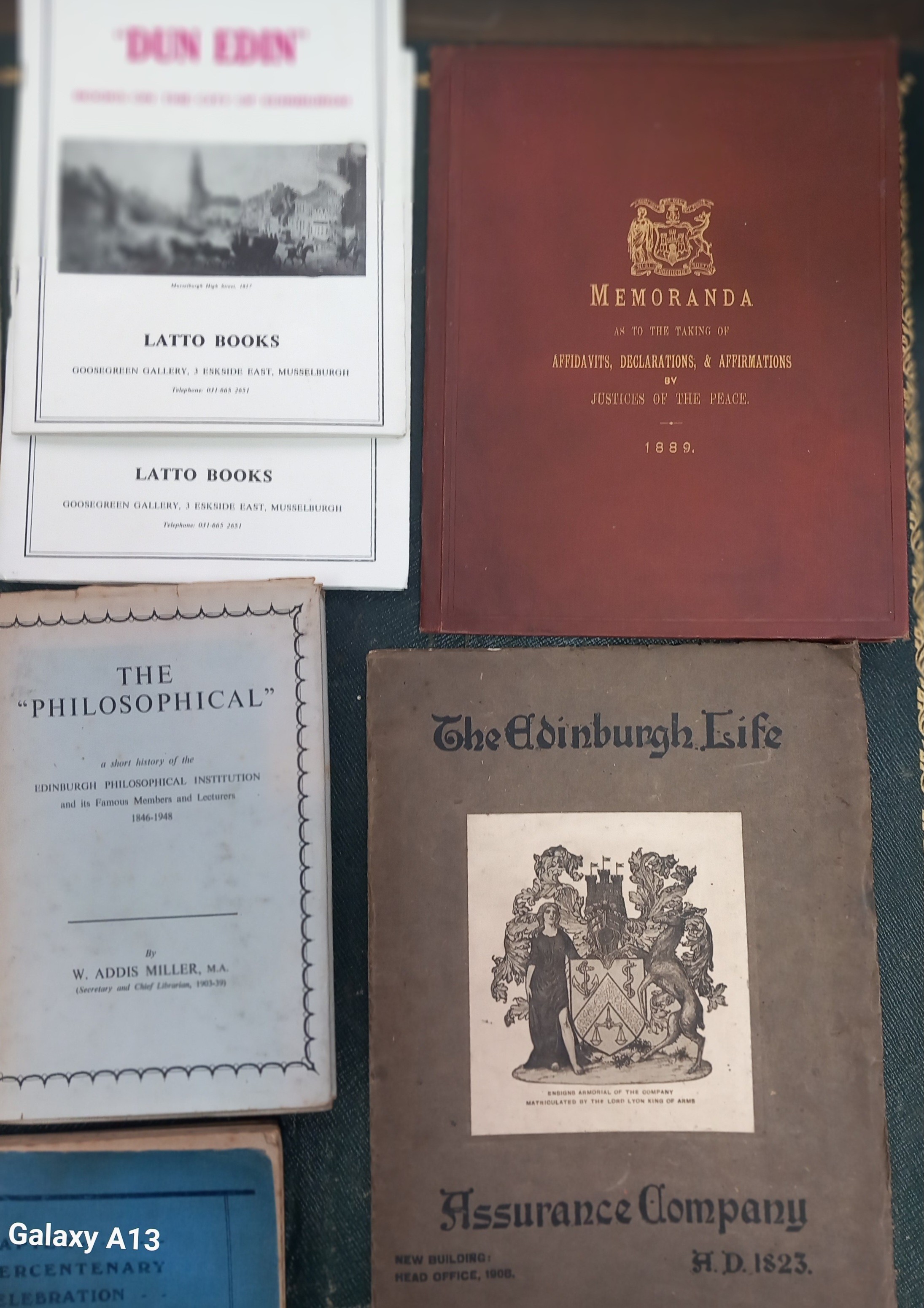 Collection Of Vintage Leaflets and Books to Include: The Edinburgh Life 1823, Jamieson's Illustrated - Image 3 of 8