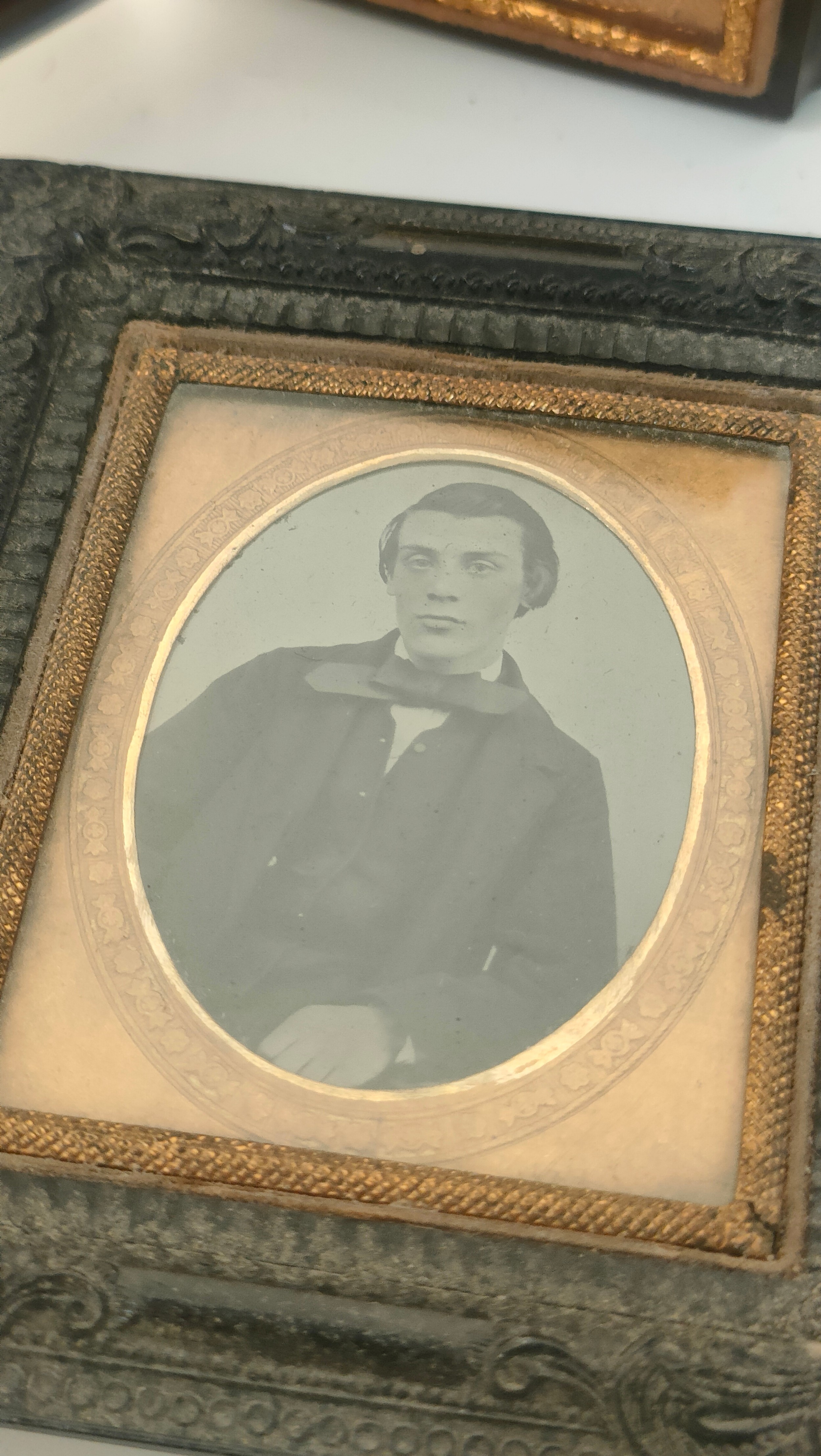 Five 19th century ambrotype portraits in fitted frames - Image 5 of 6