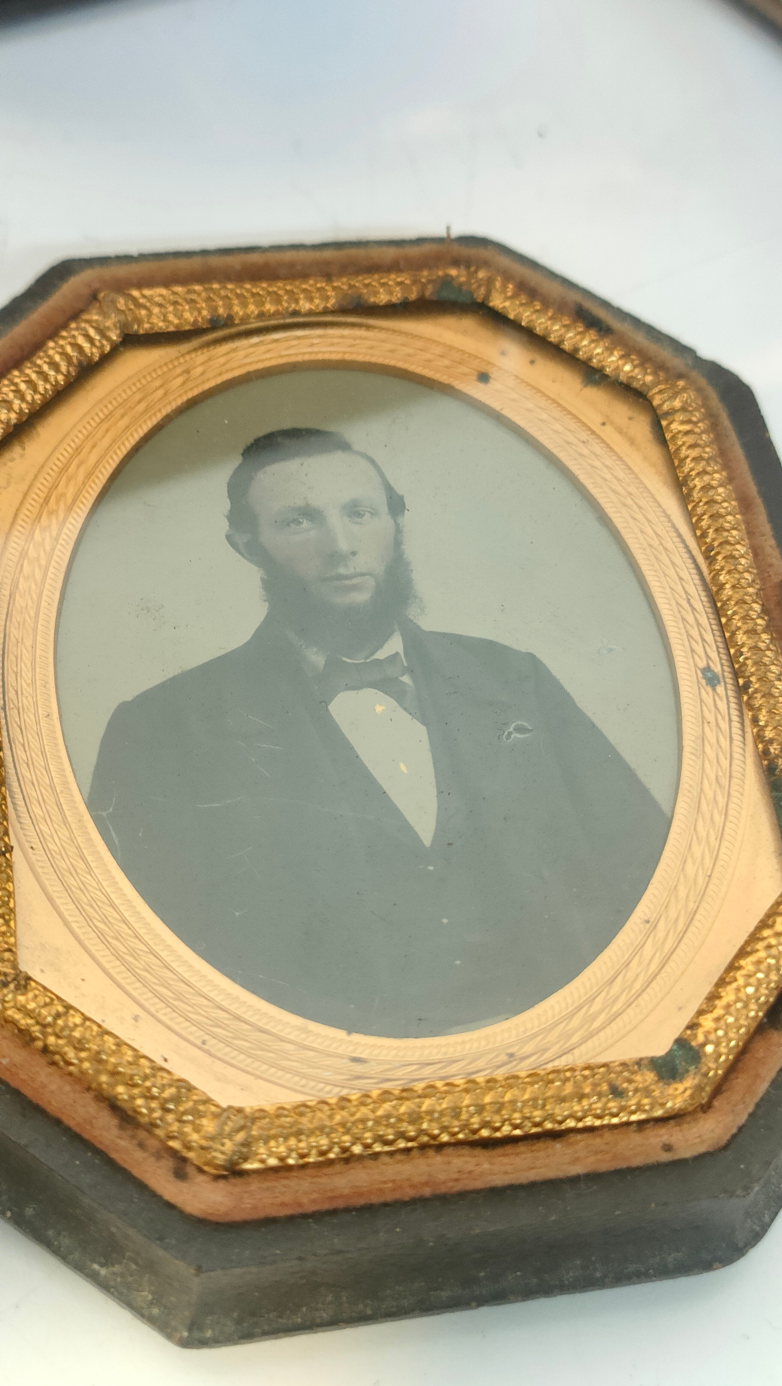 Five 19th century ambrotype portraits in fitted frames - Image 4 of 6