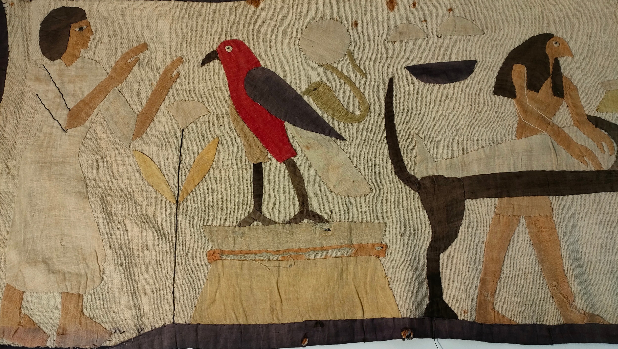 1900s Egyptian tapestry panel [125x43cm] - Image 2 of 7